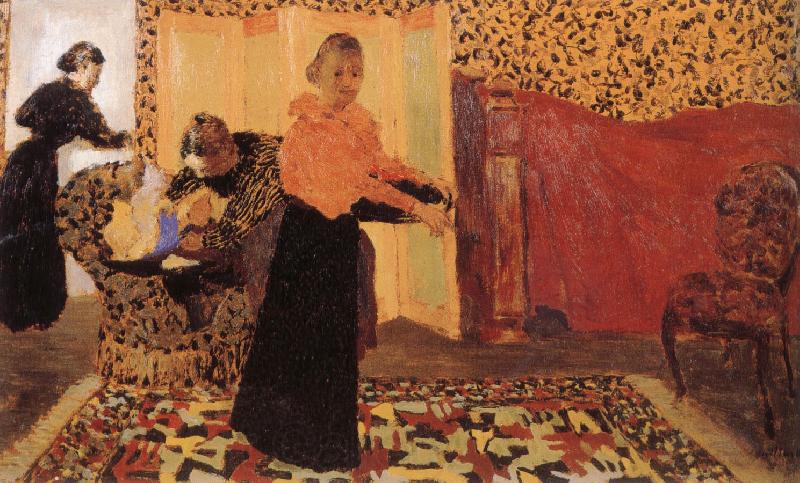 Edouard Vuillard Wedding bedroom Norge oil painting art